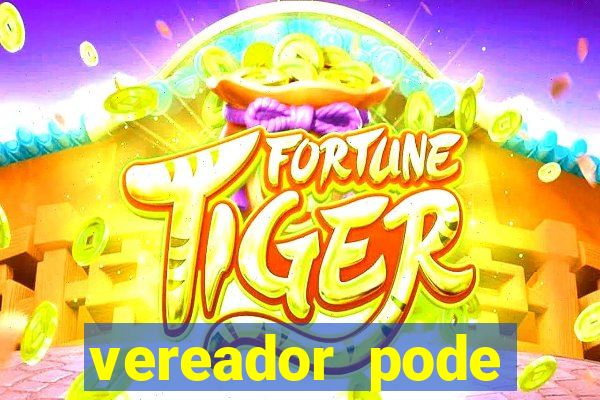 vereador pode patrocinar time de futebol